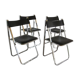 Lot de 4 chaises arrben italy