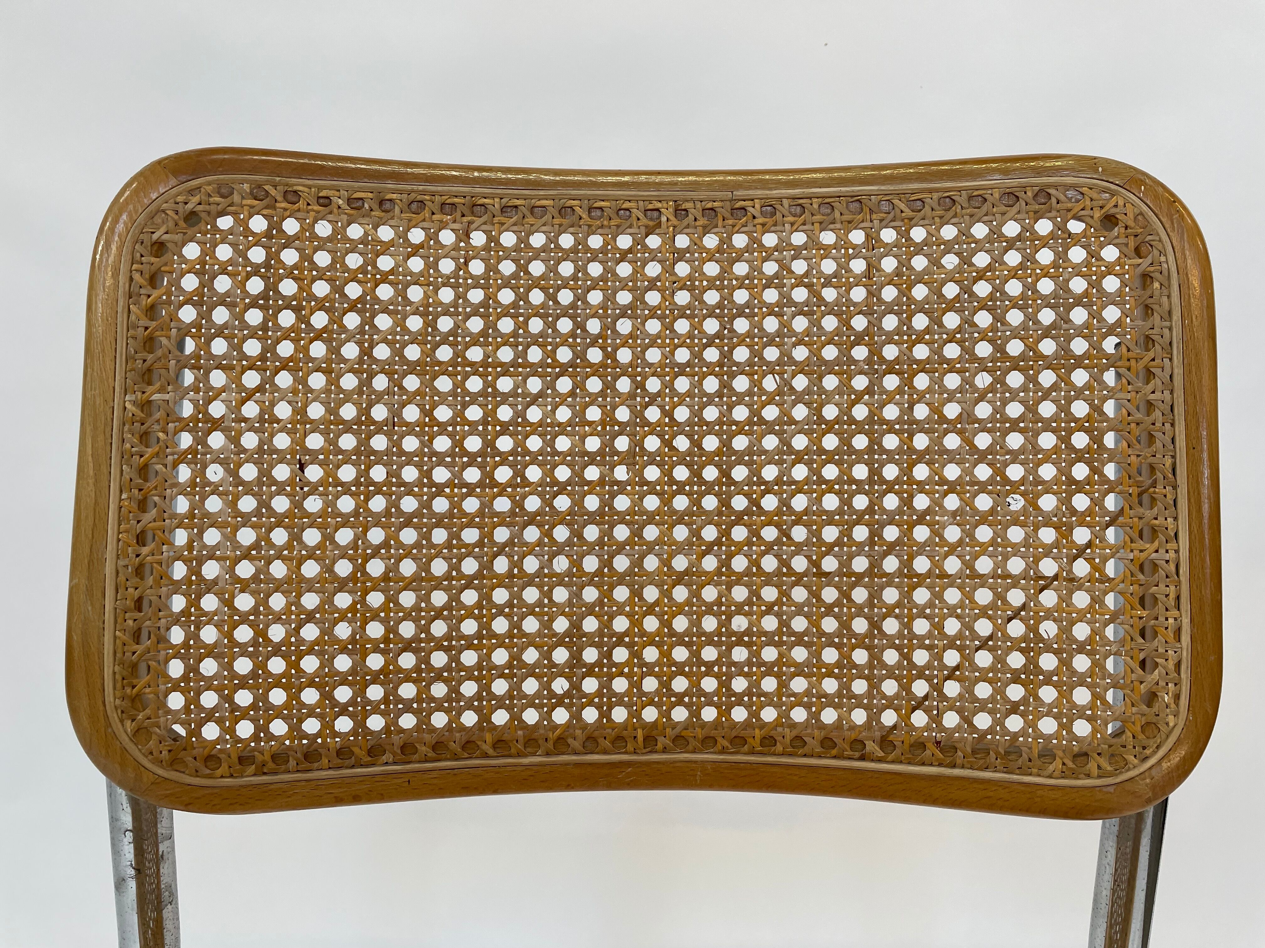 Cesca design chair b32 model in chrome