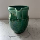Emerald green pitcher Sarreguemines