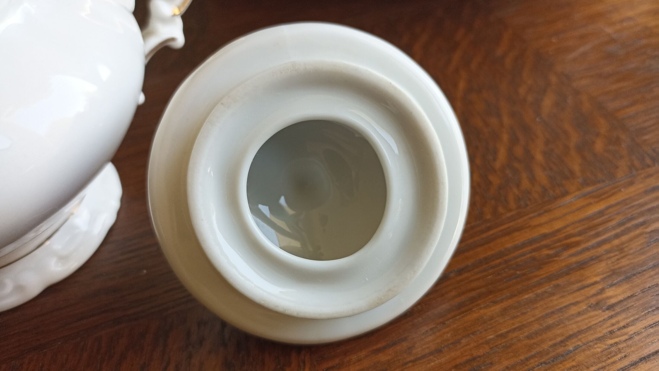 Coffee serving head Winterling Schwarzenbach in porcelain