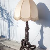 Floor lamp, floor lamp, vine vine and lampshade, large living room lamp, chalet, countryside