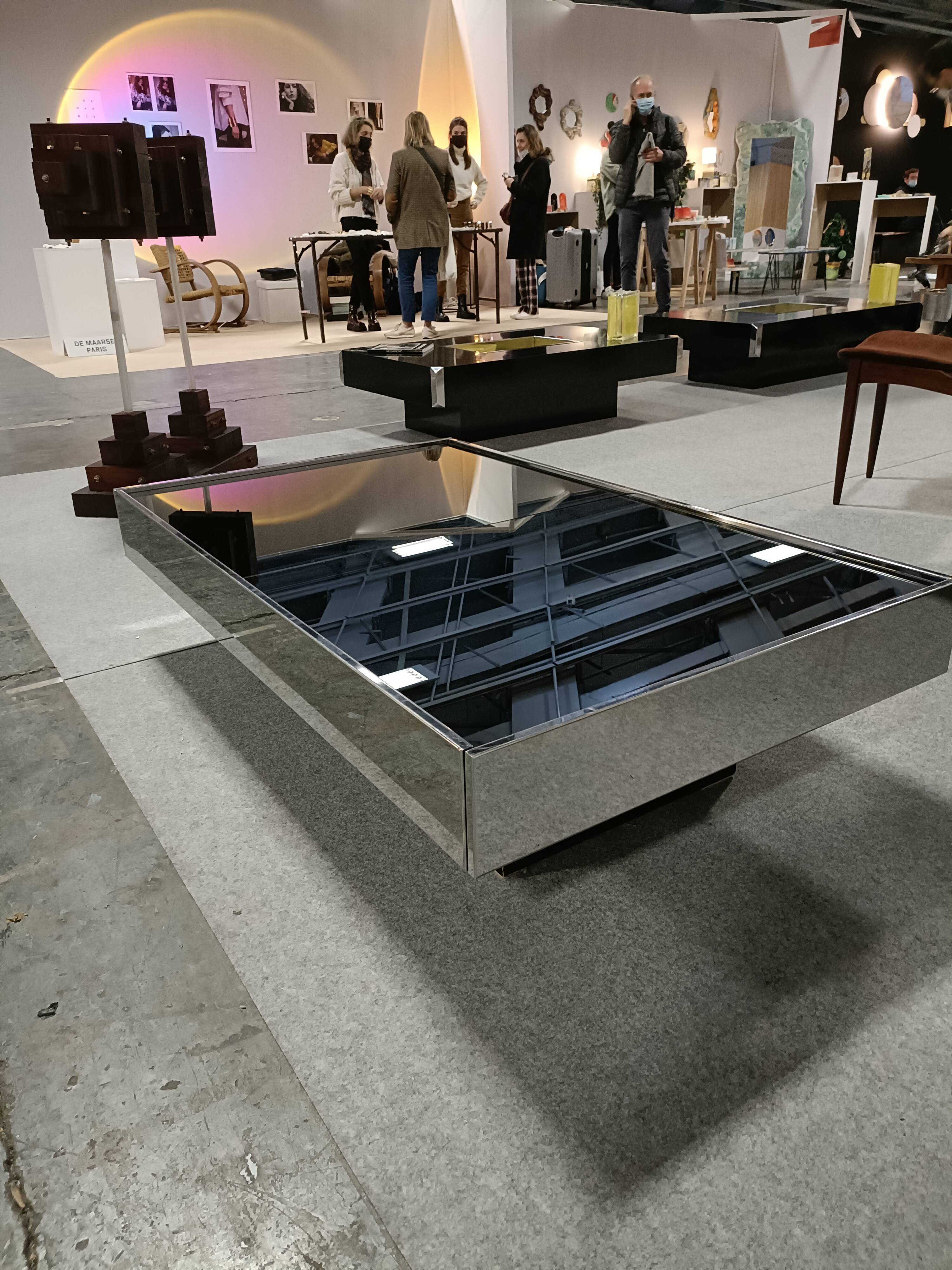 Table basse bar Willy Rizzo