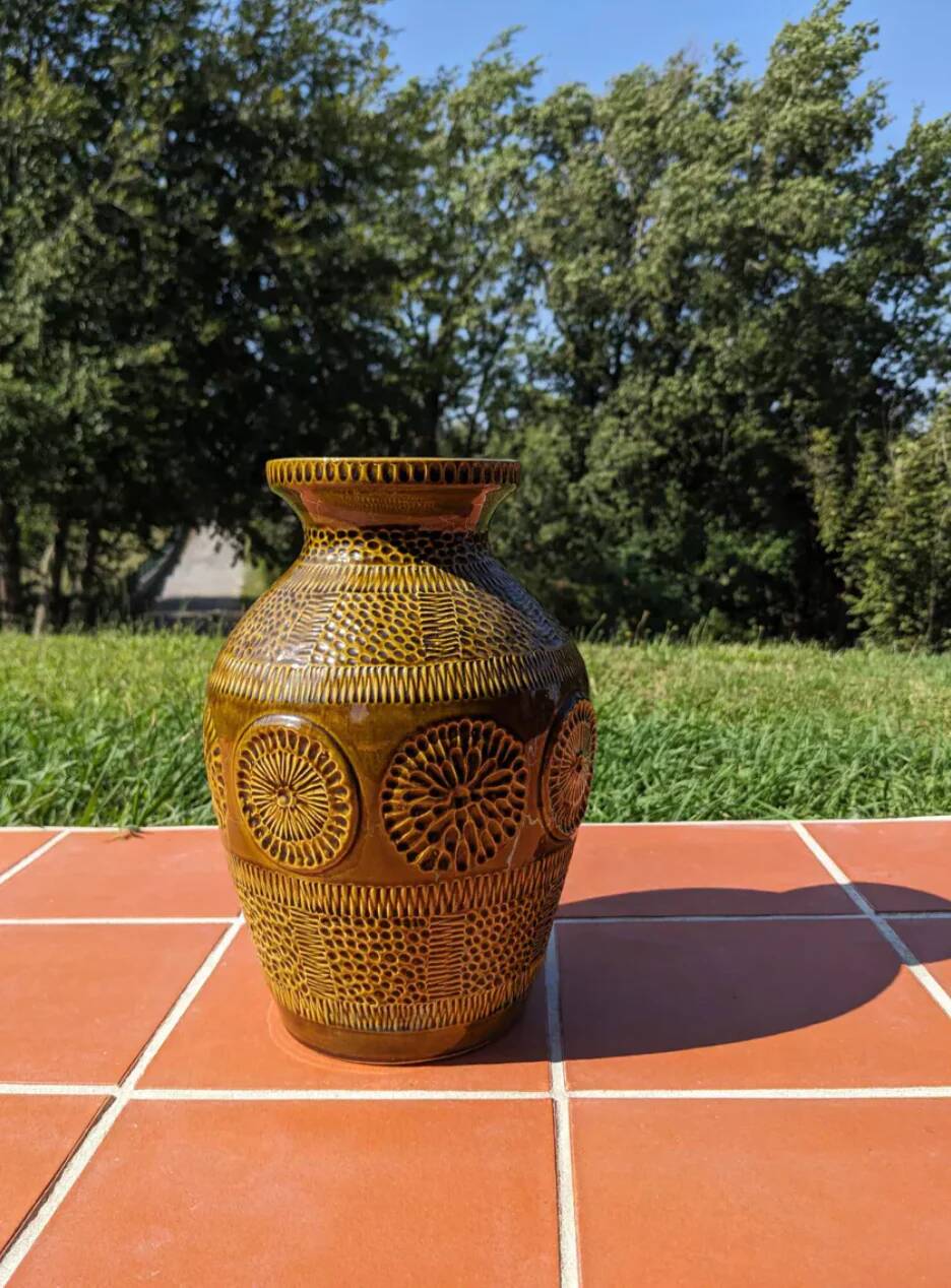 West-Germany green vase 547-30