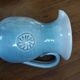 Terracotta pitcher signed Bernard and Geneviève Blanc, Poteries du Queyras