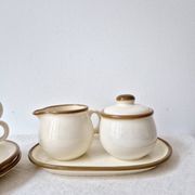2 coffee cups, pot and sugar bowl Torgau, 1970