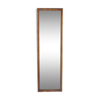 Miroir doré en bois ancien - 116x35cm