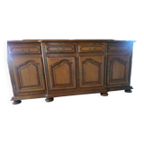 Solid oak bahut