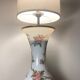 Baccarat Lampe Opaline peint main