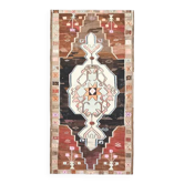 Tapis vintage turc en laine et coton noué à la main, années 1970