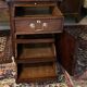 Immense oak solid wood staff desk in English style 248 x 114 cm