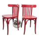 Pair of bentwood bistro chairs