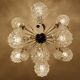 Large vintage pendant light, 70s