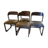 4 Baumann chairs model sled
