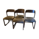 4 chaises Baumann modèle traineau