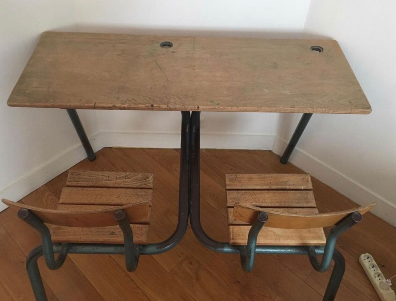 Vintage school desk