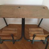 Vintage school desk