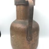 Amphore copper and ironwork of art signature Jean Goardère