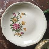 Flat and dessert plate Gien Floréal