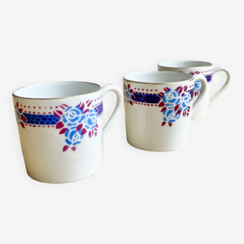 Tri de tasses Limoges 1925 (F. Legrand)