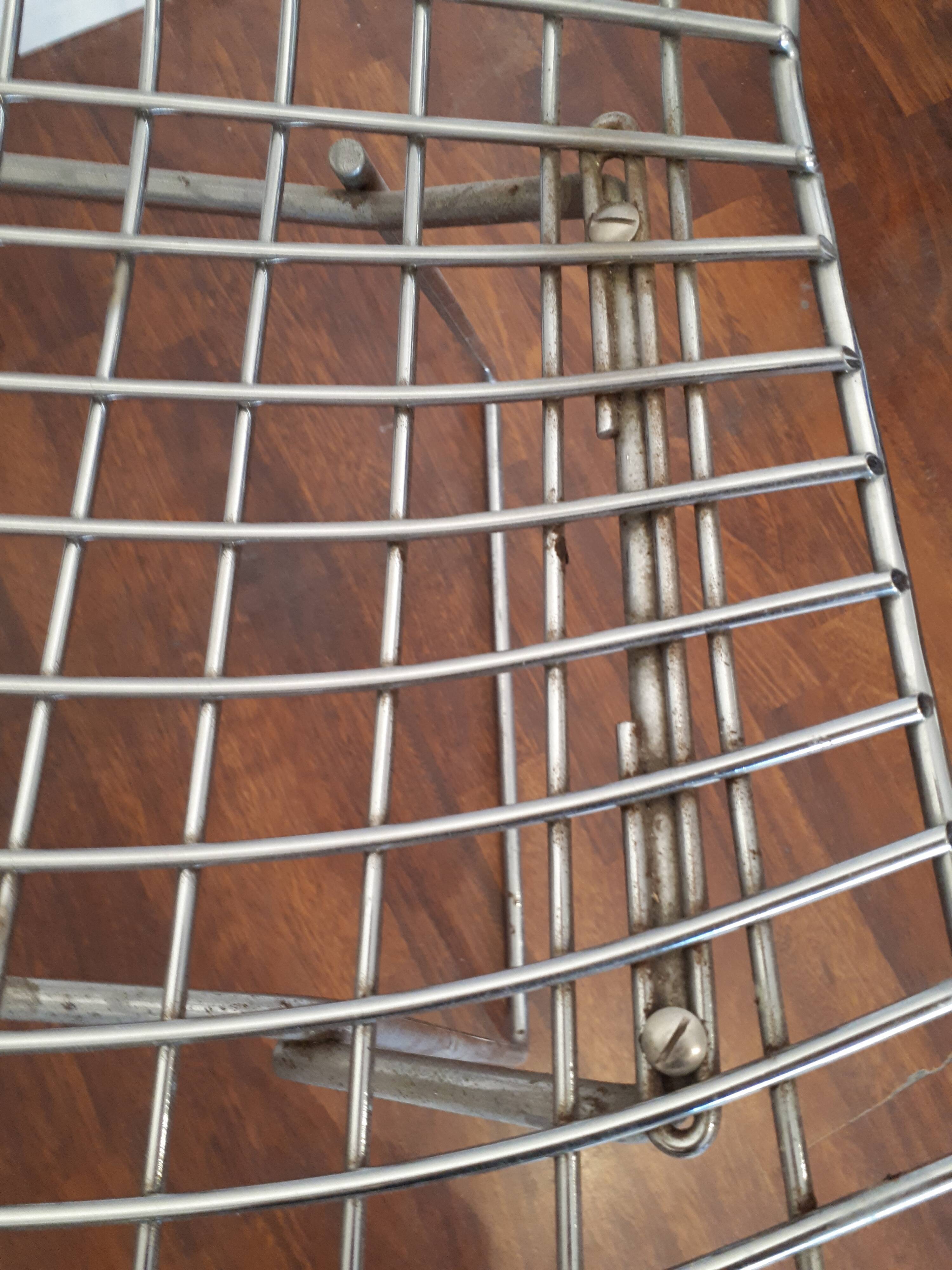 Chair "wire" Harry Bertoia ed.  Knoll chrome