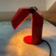 Tronconi red folding desk lamp vintage 70s