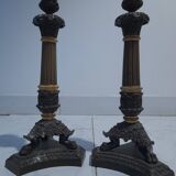 Restoration period chandelier, circa 1830, in various bronzes