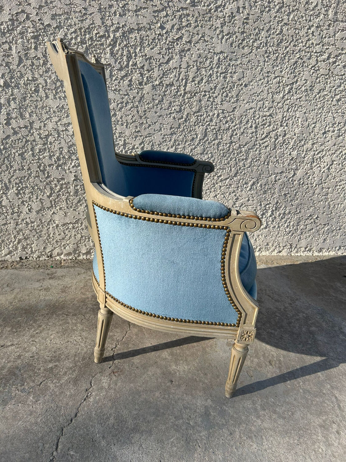 Fauteuil style bergère