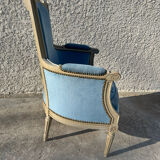 Fauteuil style bergère