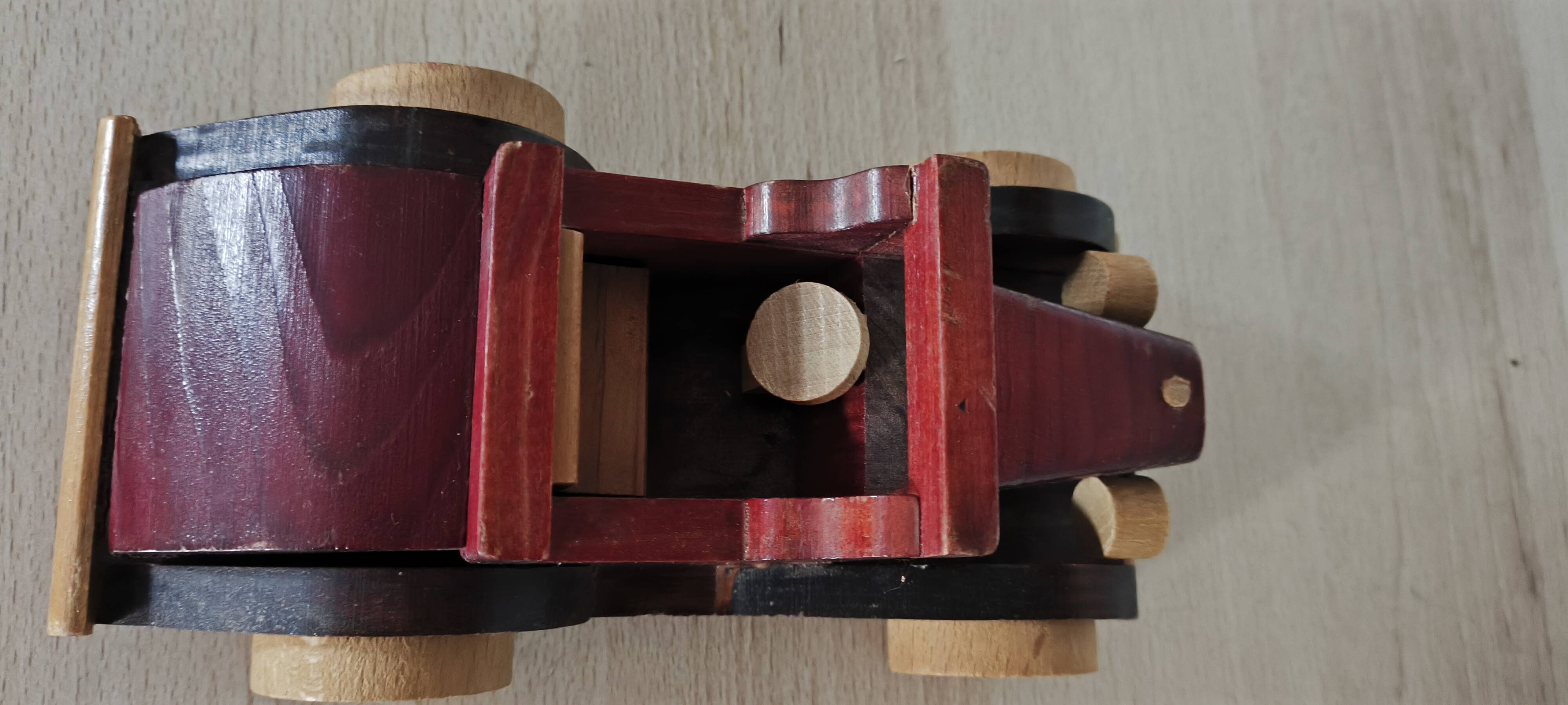 Wooden Toy Car Rosengart Designer Fernand Baumont 1945-1950