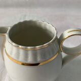 Service of 39 cups cups under pourer cups milk pot and sugar bernardaud porcelain Limoges