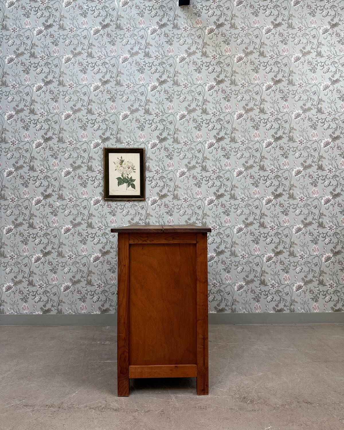 Vintage sideboard with sliding doors
