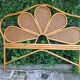 Rattan and caning headboard