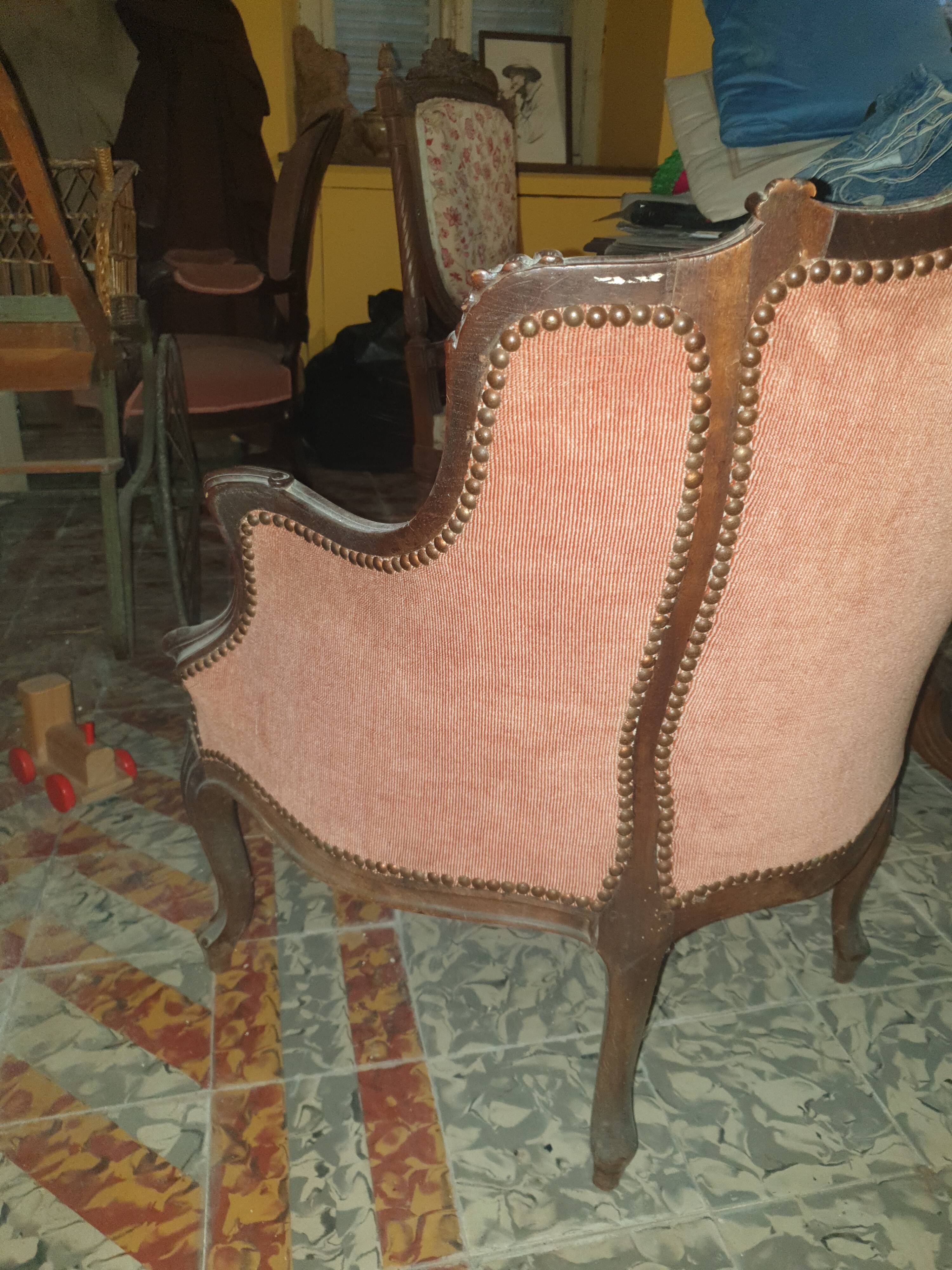 Louis XV bergère armchair