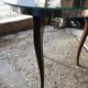 Coffee table end table art deco mirror