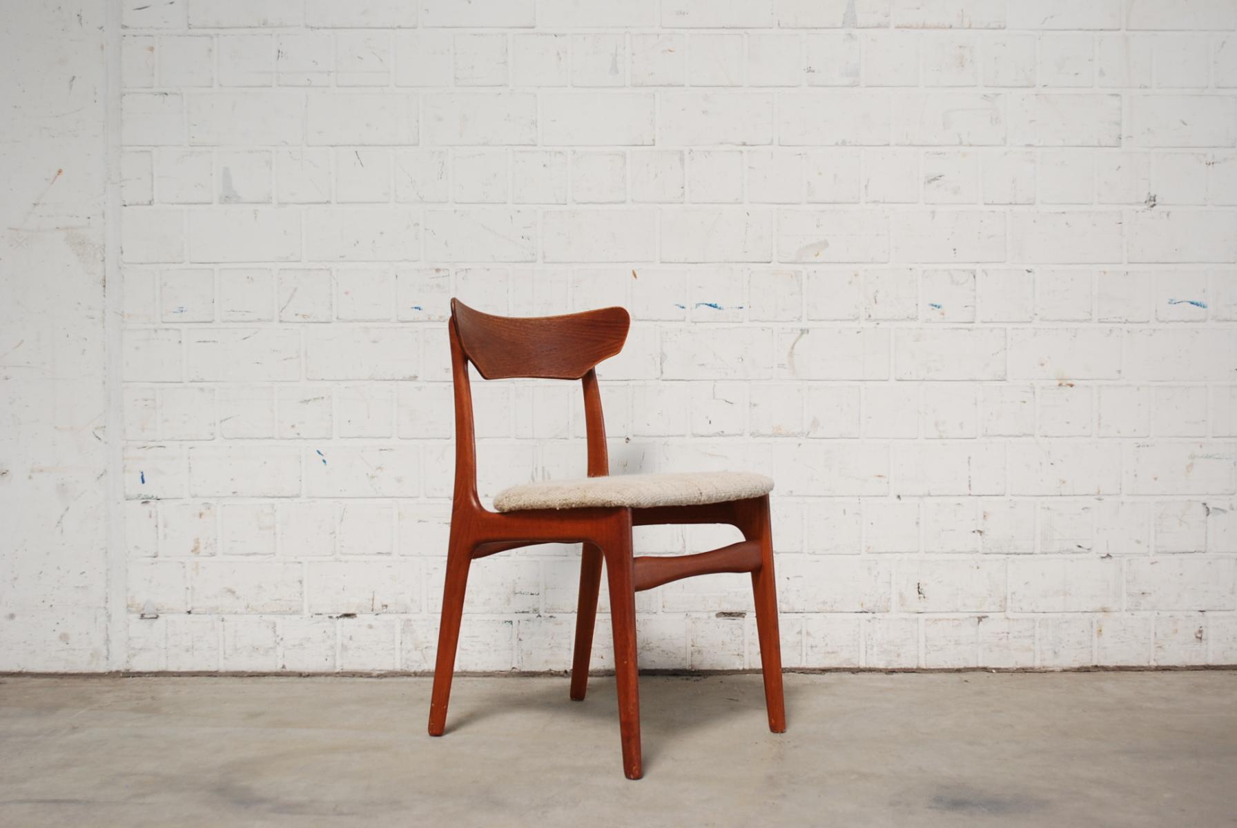 Lot de chaises en teck et chêne de Schiønning & Elgaard 1960