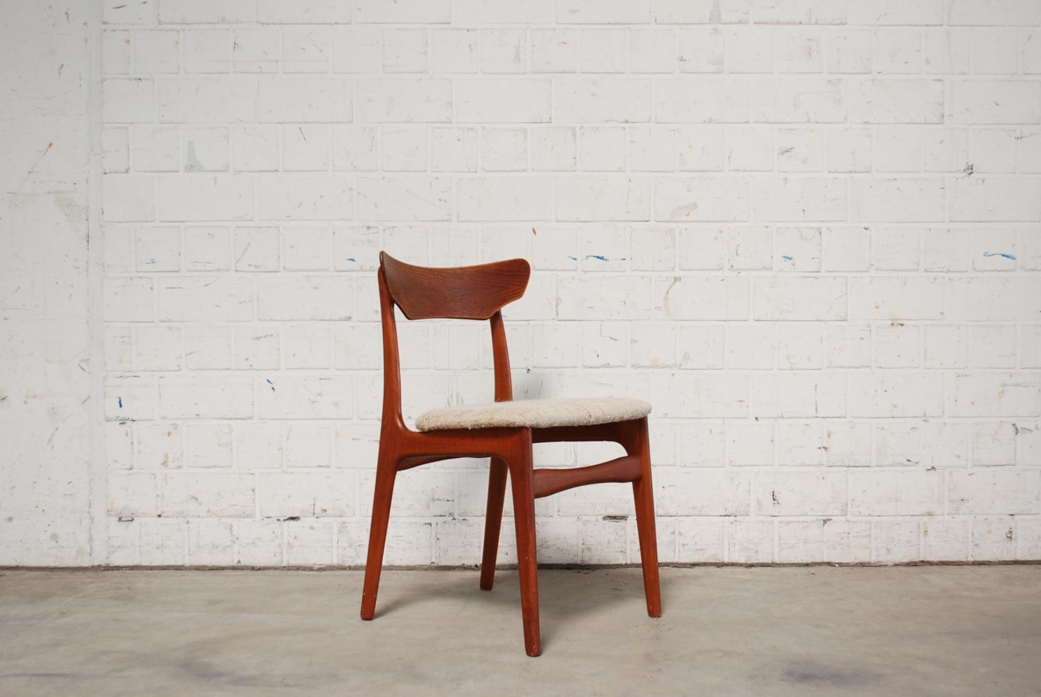 Set of teak and oak chairs by Schiønning & Elgaard 1960