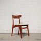 Lot de chaises en teck et chêne de Schiønning & Elgaard 1960