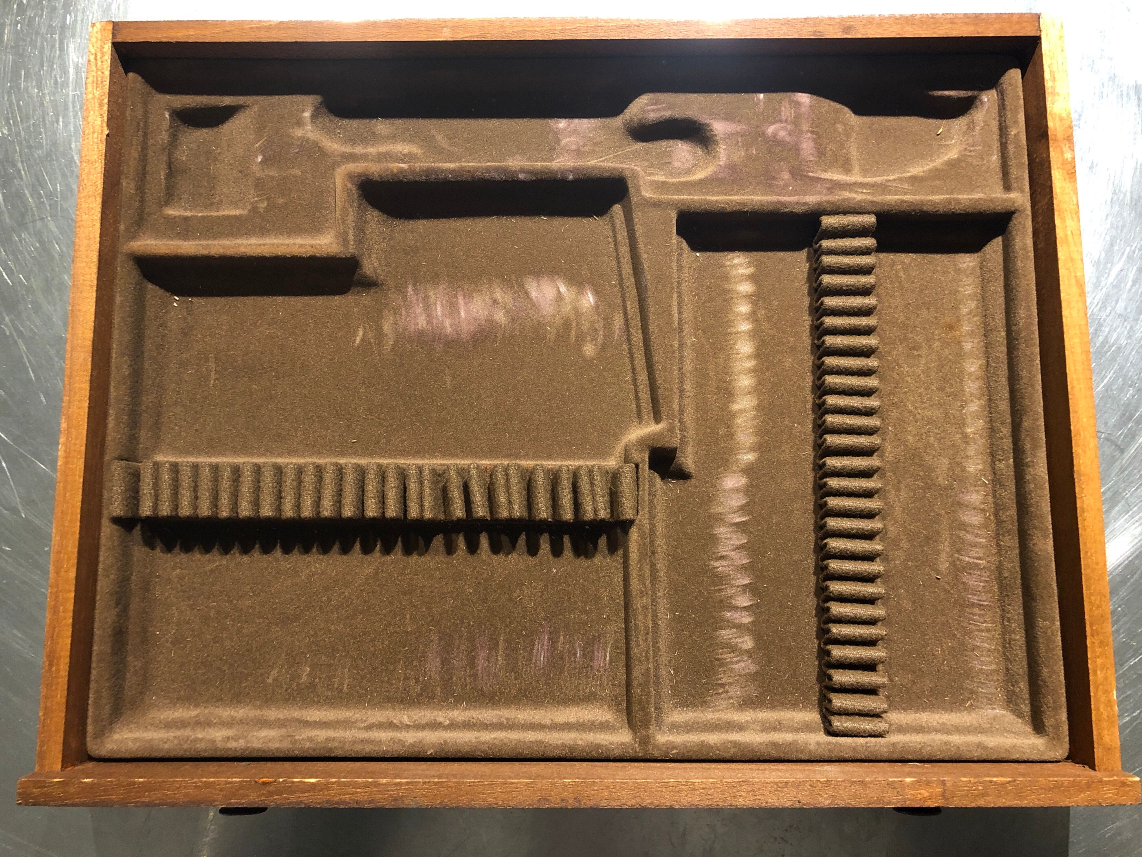 Storage box has vintage covers, 50s