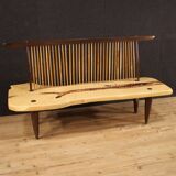 George Nakashima style wooden design sofa