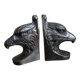 Pair of eagle bookends in patinated bronze – Art Deco style