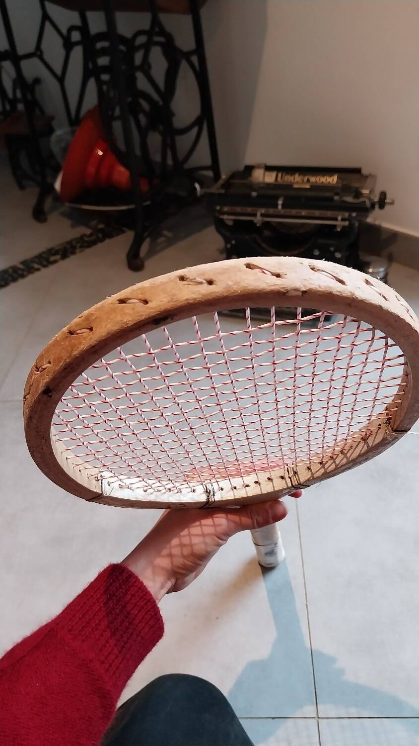 Old tennis racket