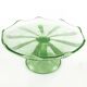 Art Deco cake stand, glass, Ząbkowice, Poland, 1970s
