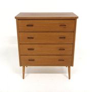 Scandinavian teak chest of drawers, Sweden, 1960