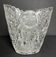 Vintage molded glass vase