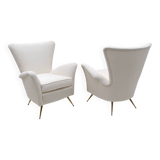 Art Dèco Italian Lounge Armchair from 50s,