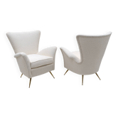 Art Dèco Italian Lounge Armchair from 50s,