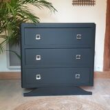 Mat black art deco dresser