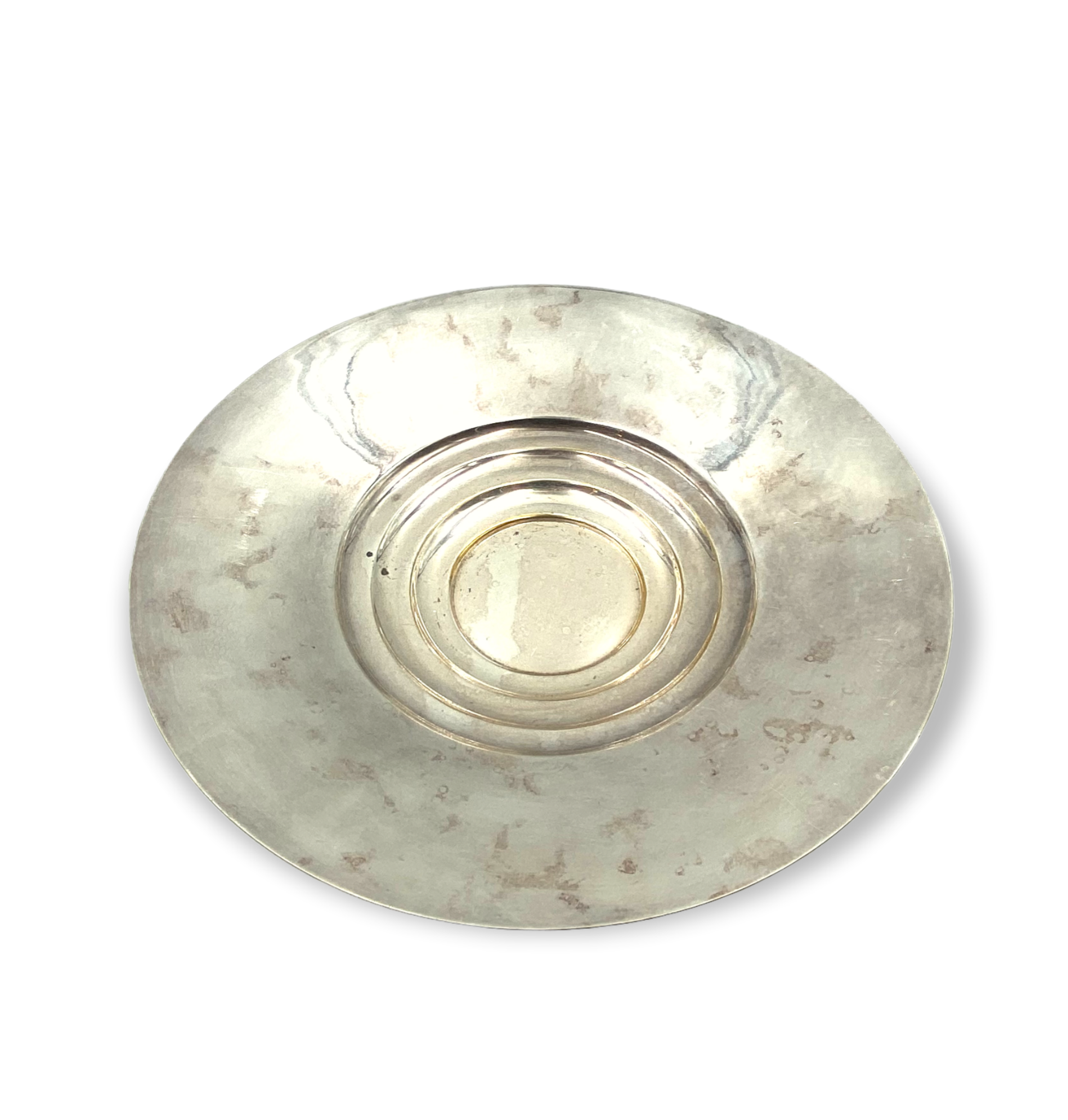 Centre de table argenté Art déco, France années 1930