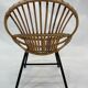 Fauteuil en rotin par Dirk van Sliedregt Rohe Noordwolde 1960 aux Pays-Bas