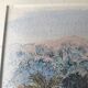 Watercolor landscape of Provence